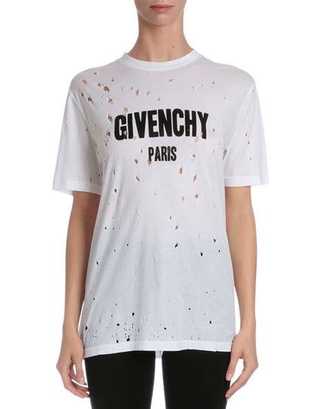 givenchy white t shirts|Givenchy t shirt price.